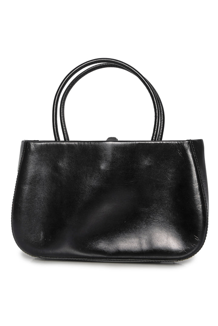 Prada Vitello Daino Leather Mini Top Handle Purse