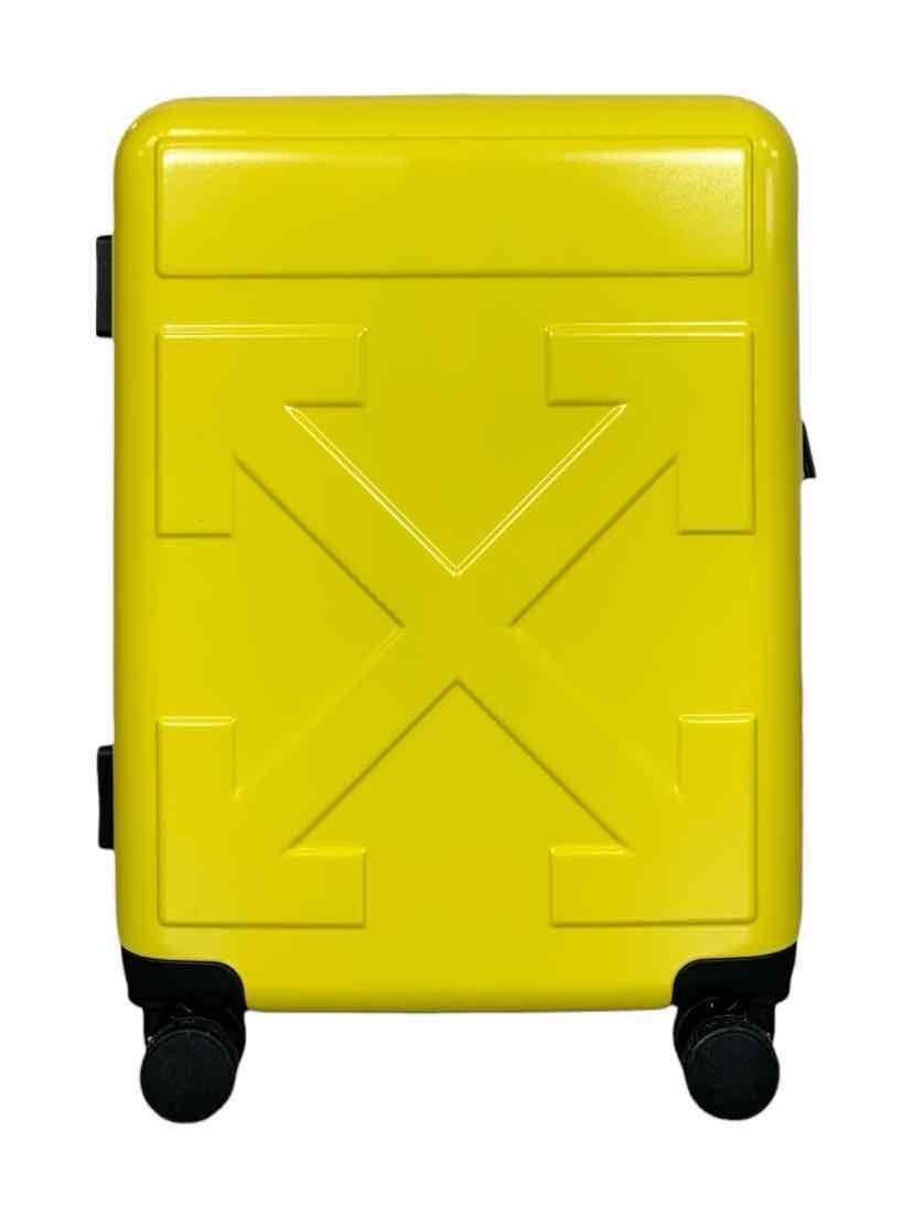 Off White Arrow Trolley Suitcase