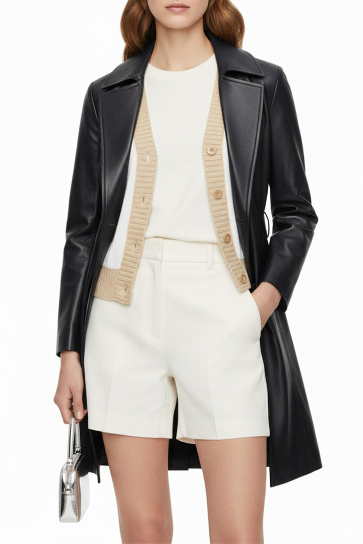 Prada Size 42 2023 Cropped Cotton Cardigan