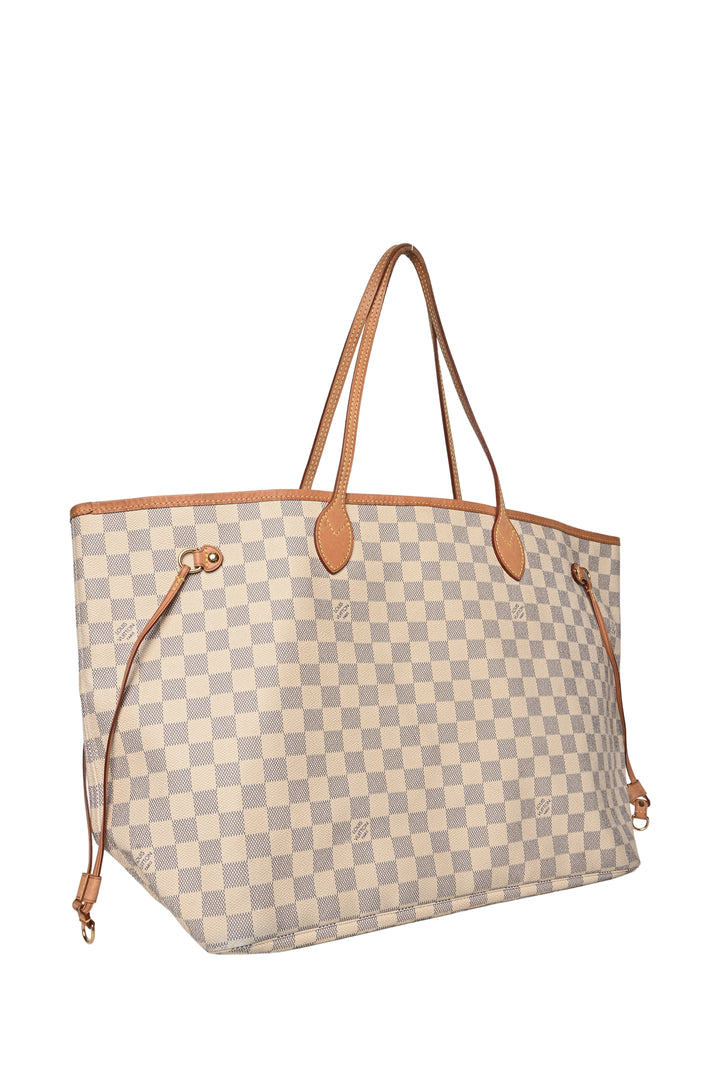 Louis Vuitton 2011 Damier Azur Neverfull GM Tote