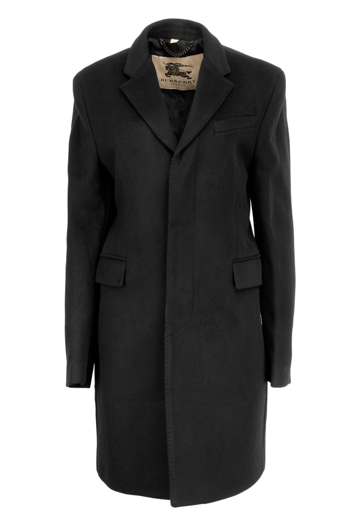 Burberry Size 40 Men's Mid-Length Wool & Cashmere Blend Coat