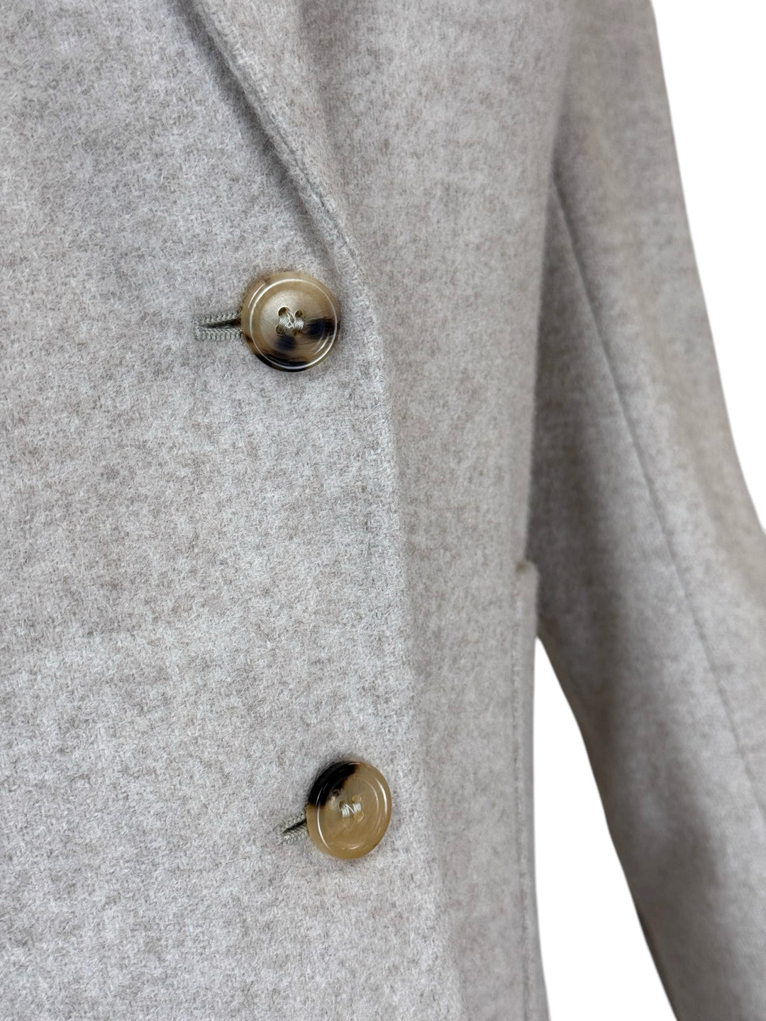 Max Mara Size 2 Single Breasted Alpaca, Cashmere & Camel Blazer
