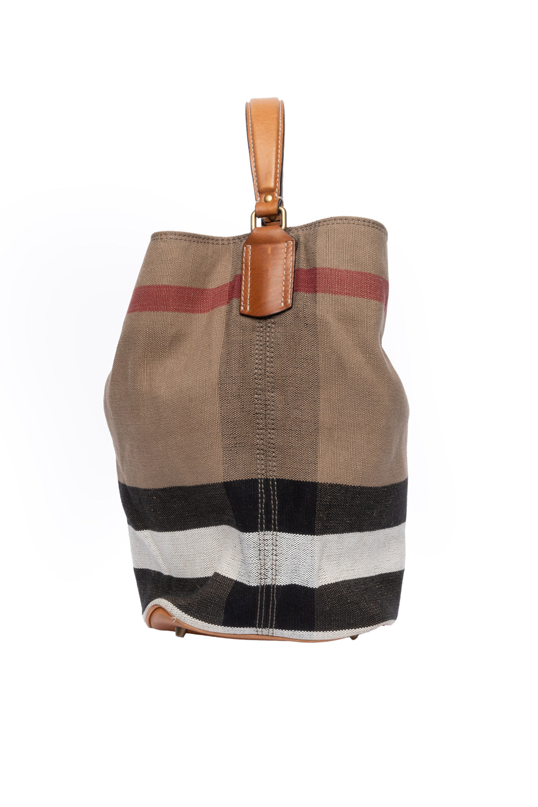 Burberry Novacheck Ashby Bucket Bag Crossbody