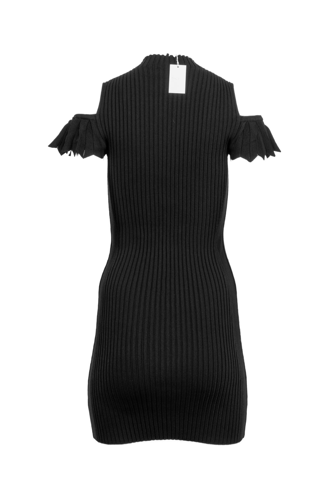 maje Size 2 Cold Shoulder Ribbed Knit Dress