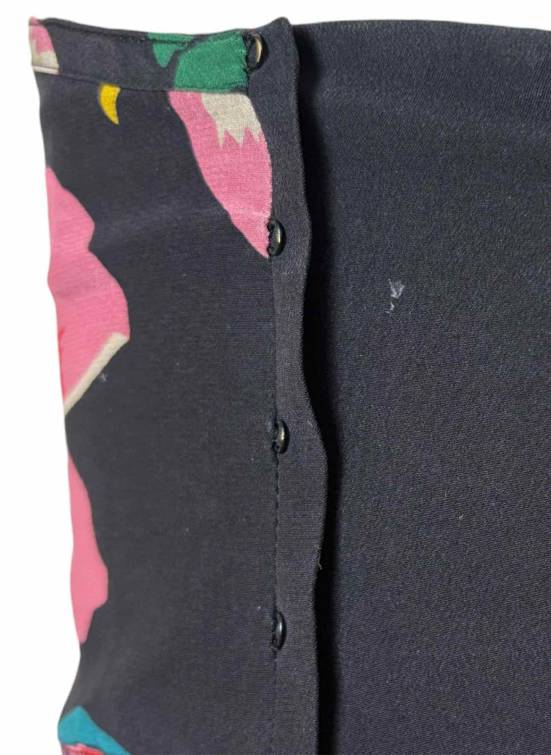 Valentino Size 40 Tropical Pattern Silk Dress
