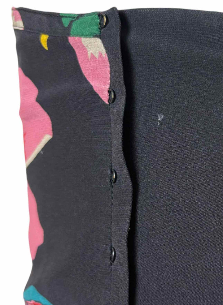 Valentino Size 40 Tropical Pattern Silk Dress