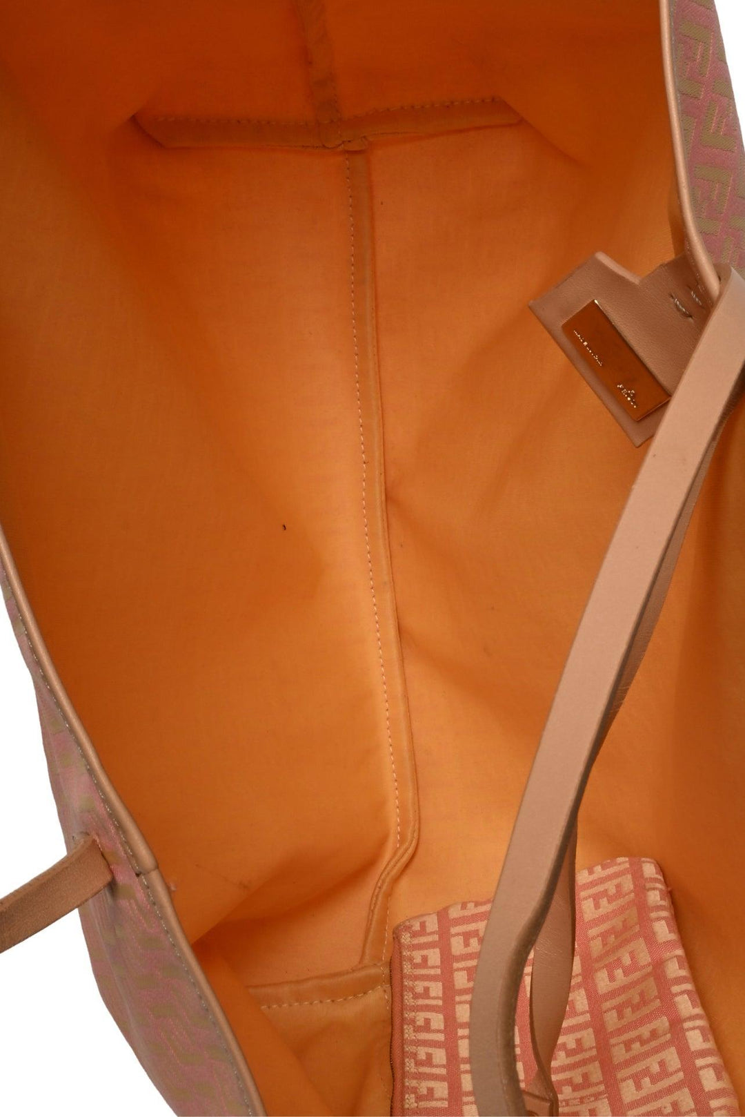 Fendi Fendi Pink Zucchino Fabric Tote