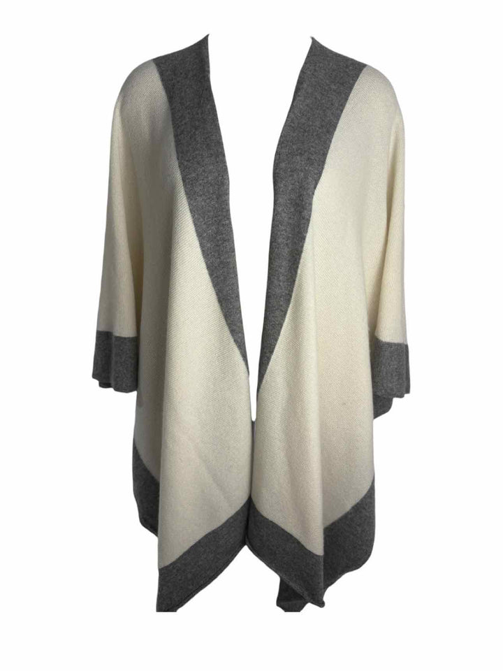 Black Goat Size OS Square Cashmere Cape