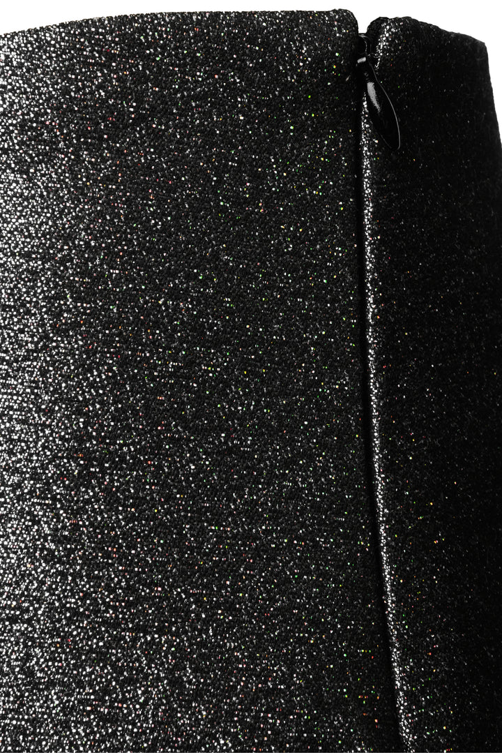 The Attico Size 40 Wave Tech Shimmering Mini Skirt