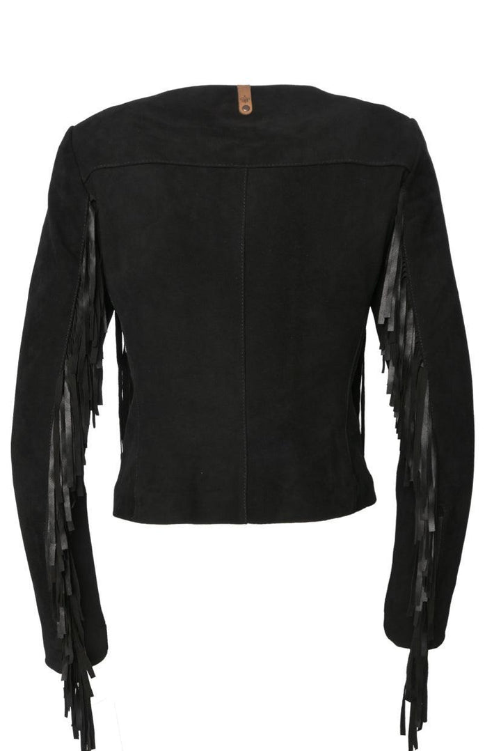 Mackage Size XS Denna Suede Fringe Jacket