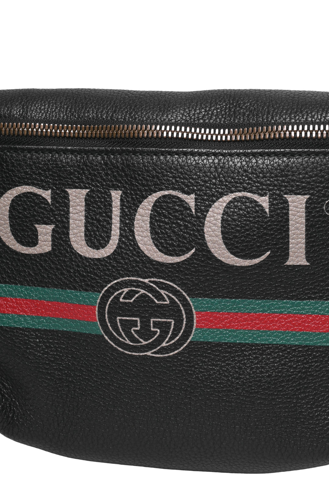 Gucci Logo Leather Large Belt Bag