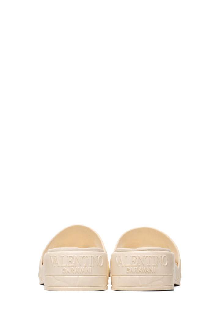 Valentino Size 38 Atelier Rose Edition Platform Slide Sandals