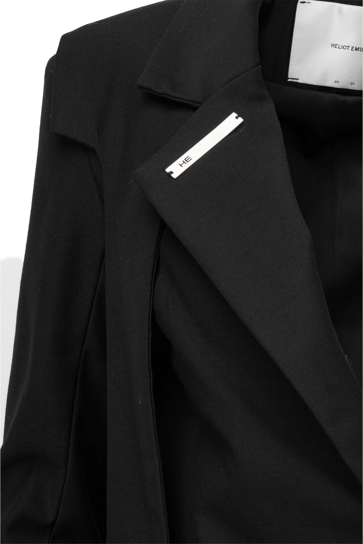 Heliot Emil Size XS Asymmetric Layered Blazer