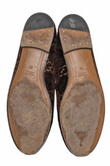 Gucci Size 39 GG Monogram Horsebit Jordaan Loafers