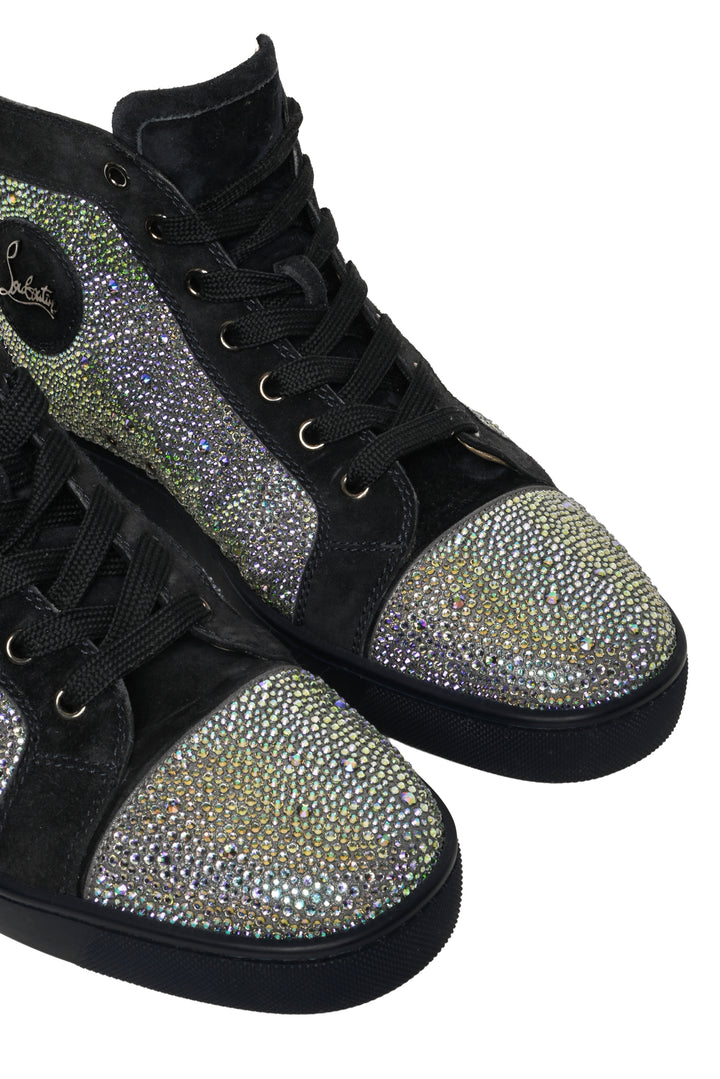 Christian Louboutin Mens Shoe Size 41.5 Louis Strass High Top Sneakers
