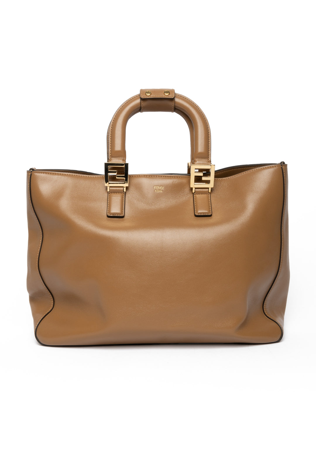 Fendi Vitello Leather Glacier Tote