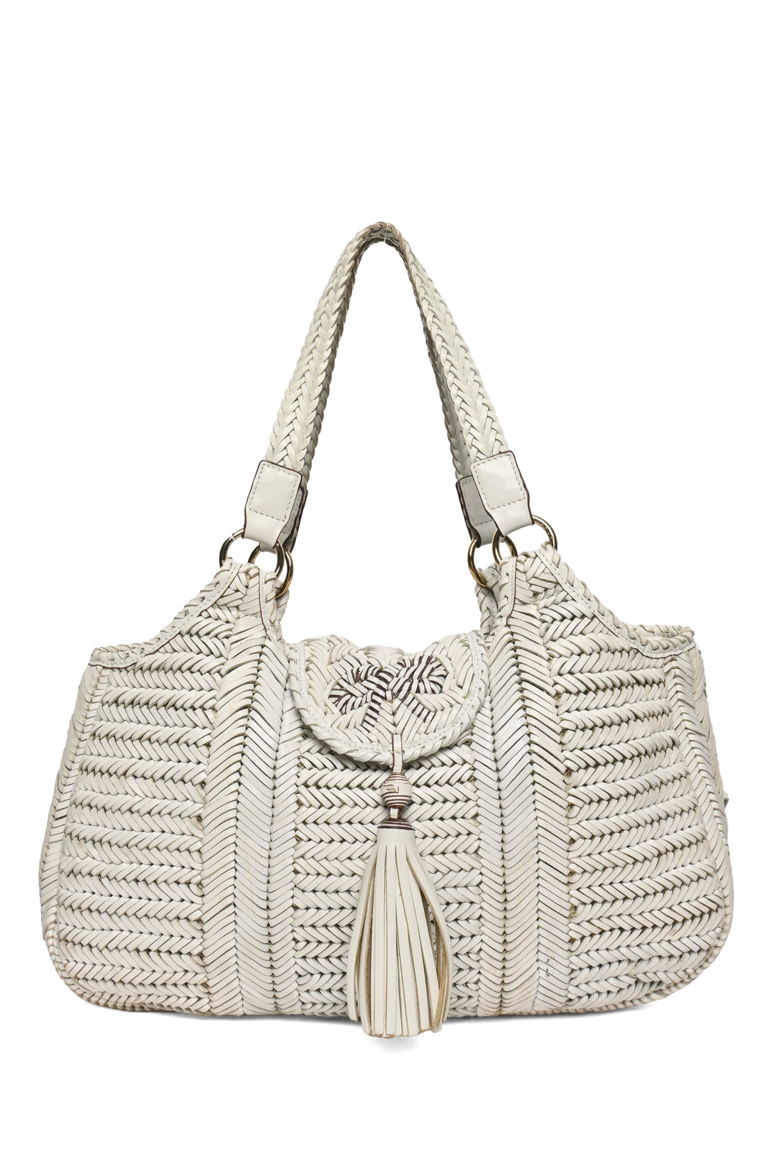 Anya Hindmarch Neeson Woven Leather Tote