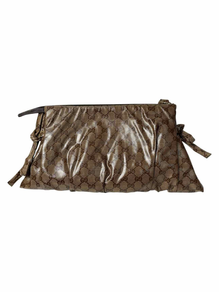 Gucci Hysteria GG Monogram Coated Canvas Clutch