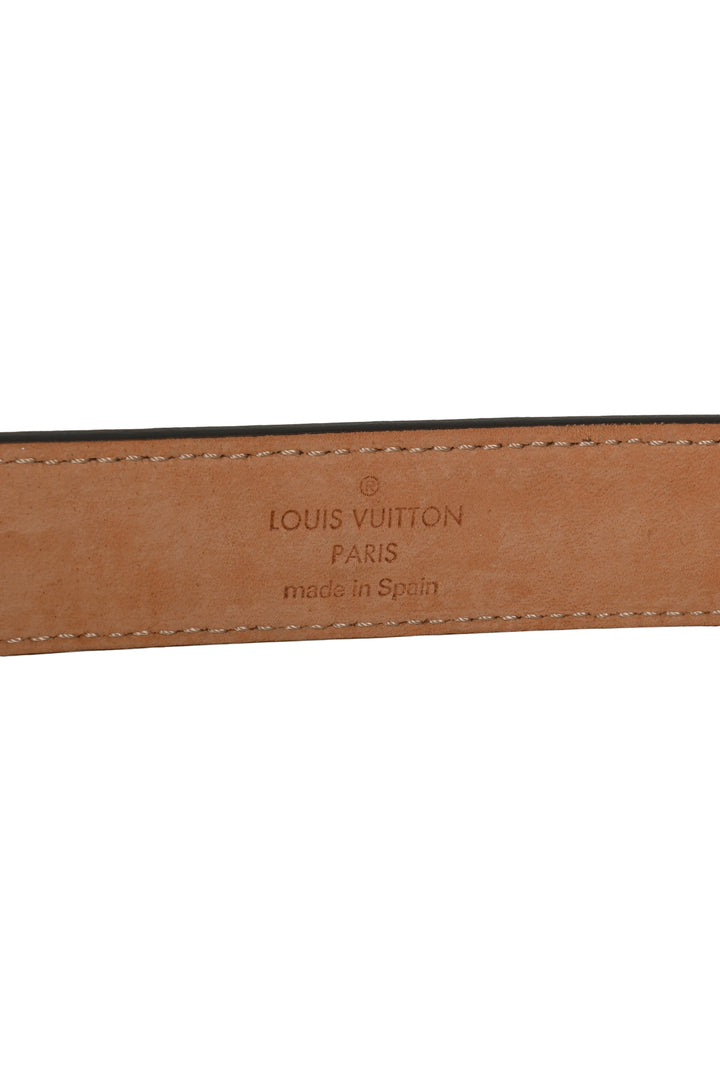 Louis Vuitton Size 32 Damier Ebene Mini 25mm Belt