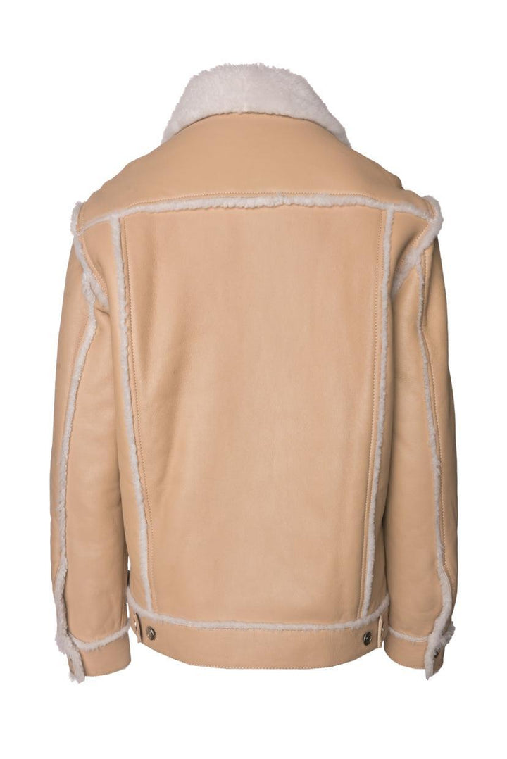 Iro Size 34 Shearling Trucker Jacket