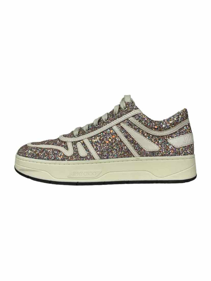 Jimmy Choo Hawaii Glitter Size 39 Sneaker