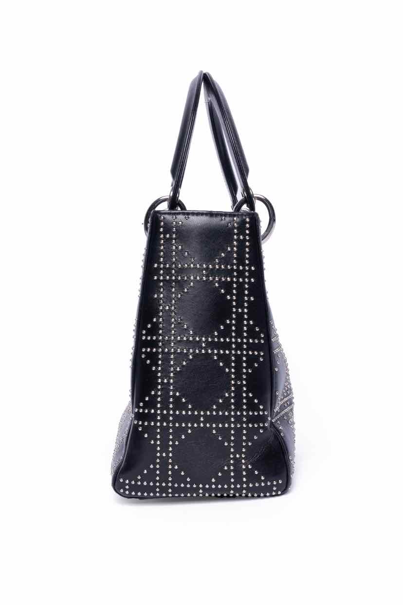 Christian Dior Lady Dior Medium Studded Cannage