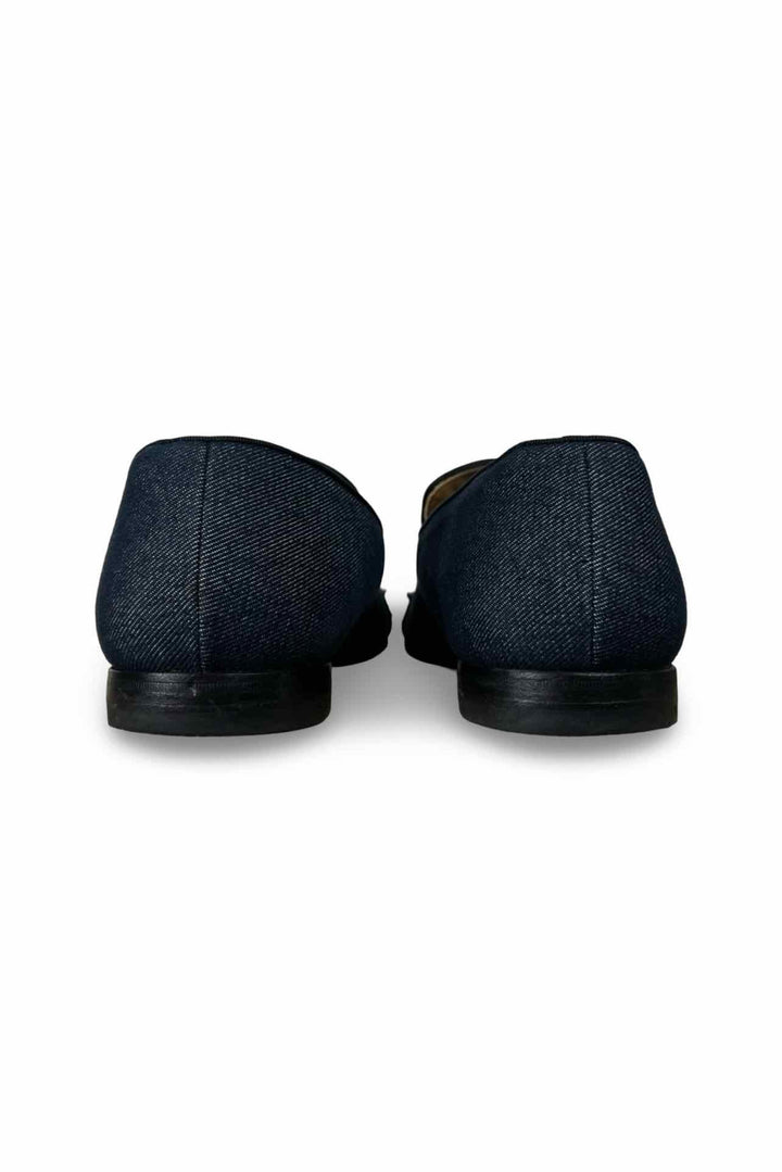 Christian Louboutin Size 45 Men's Denim Loafer