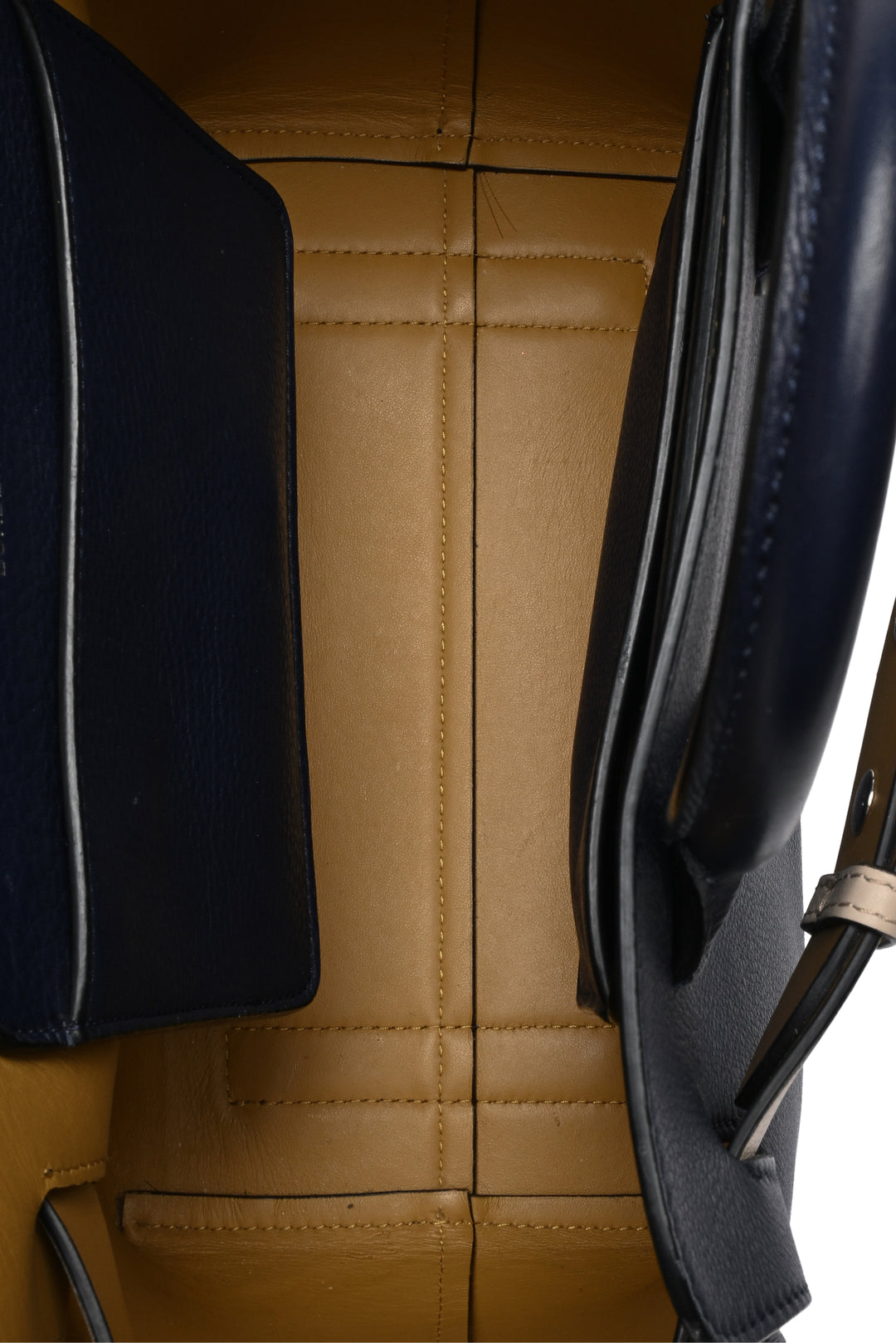 Burberry Marais Grained Calfskin Belt Bag Tote