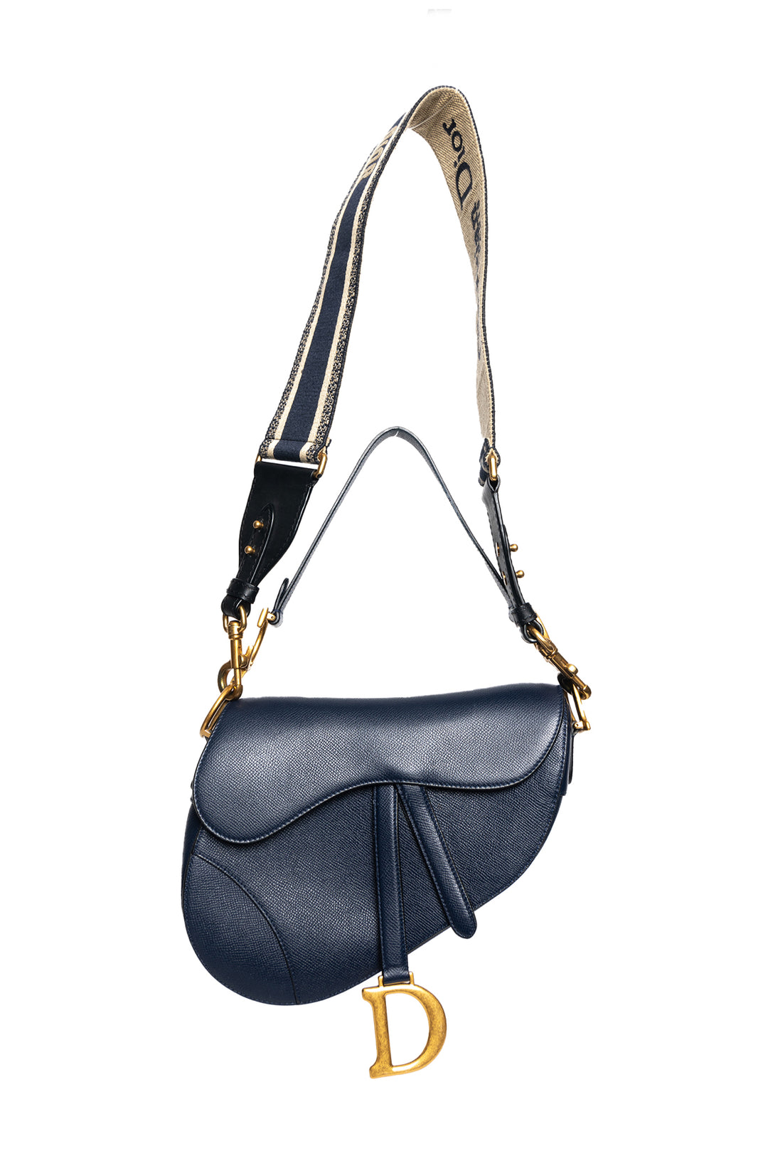 Christian Dior 2020 Calfskin Saddle Bag