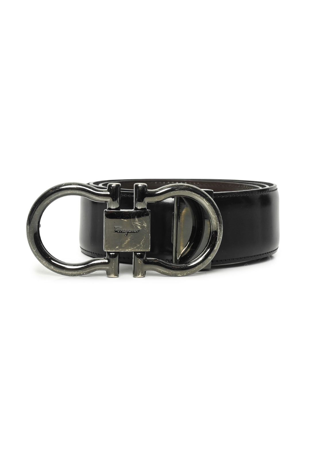 Salvatore Ferragamo Men's Reversible Gancini Belt