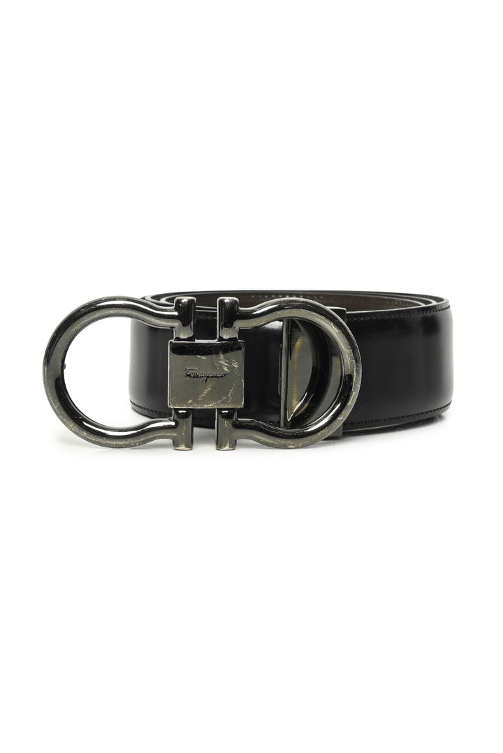 Salvatore Ferragamo Men's Reversible Gancini Belt