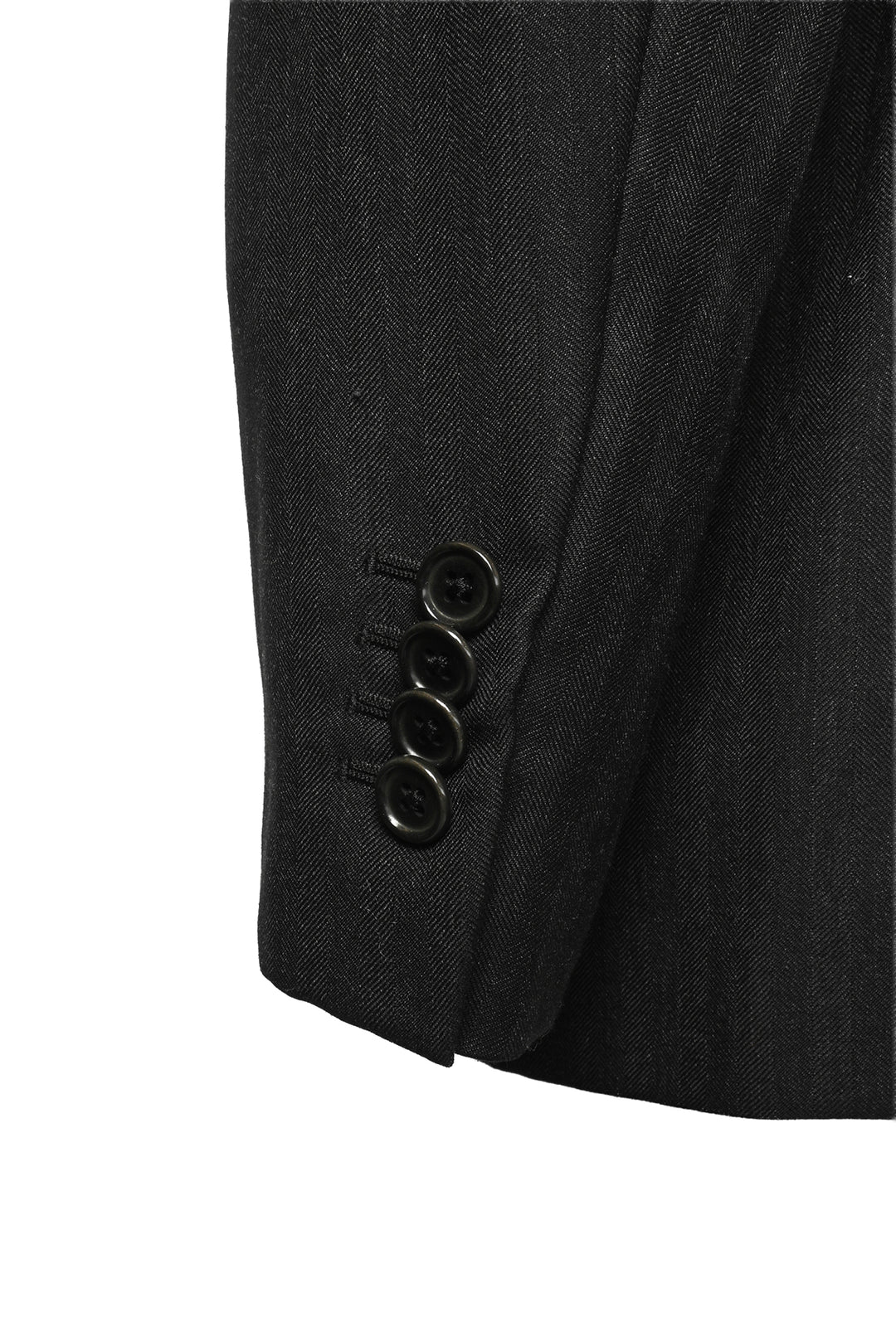 Raffaele Caruso Size 46 Men's Single Button Wool Blazer