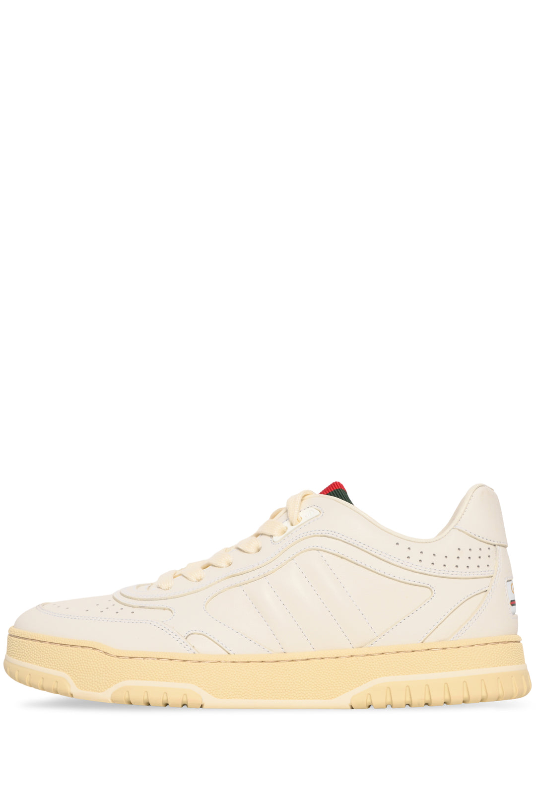 Gucci Size 39 Re-Web Low Top Leather Sneaker