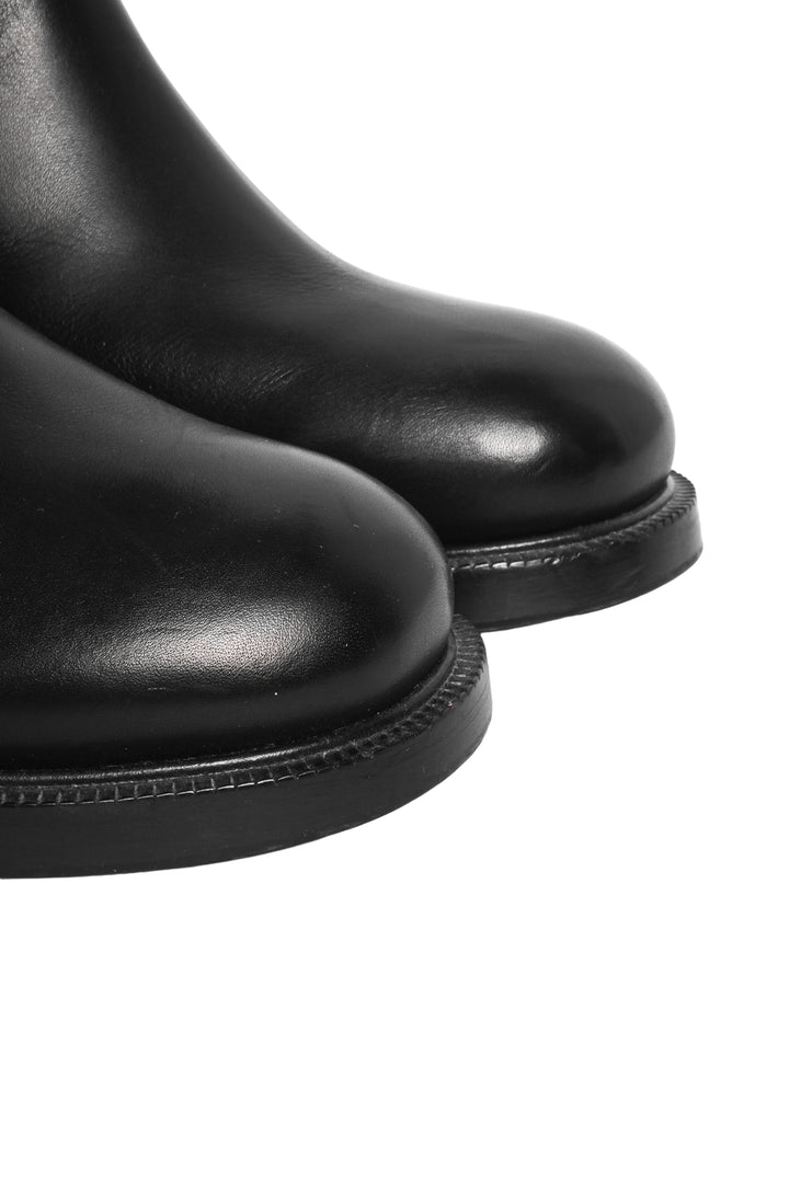 Salvatore Ferragamo Size 9 Liam Leather Knee Length Boots