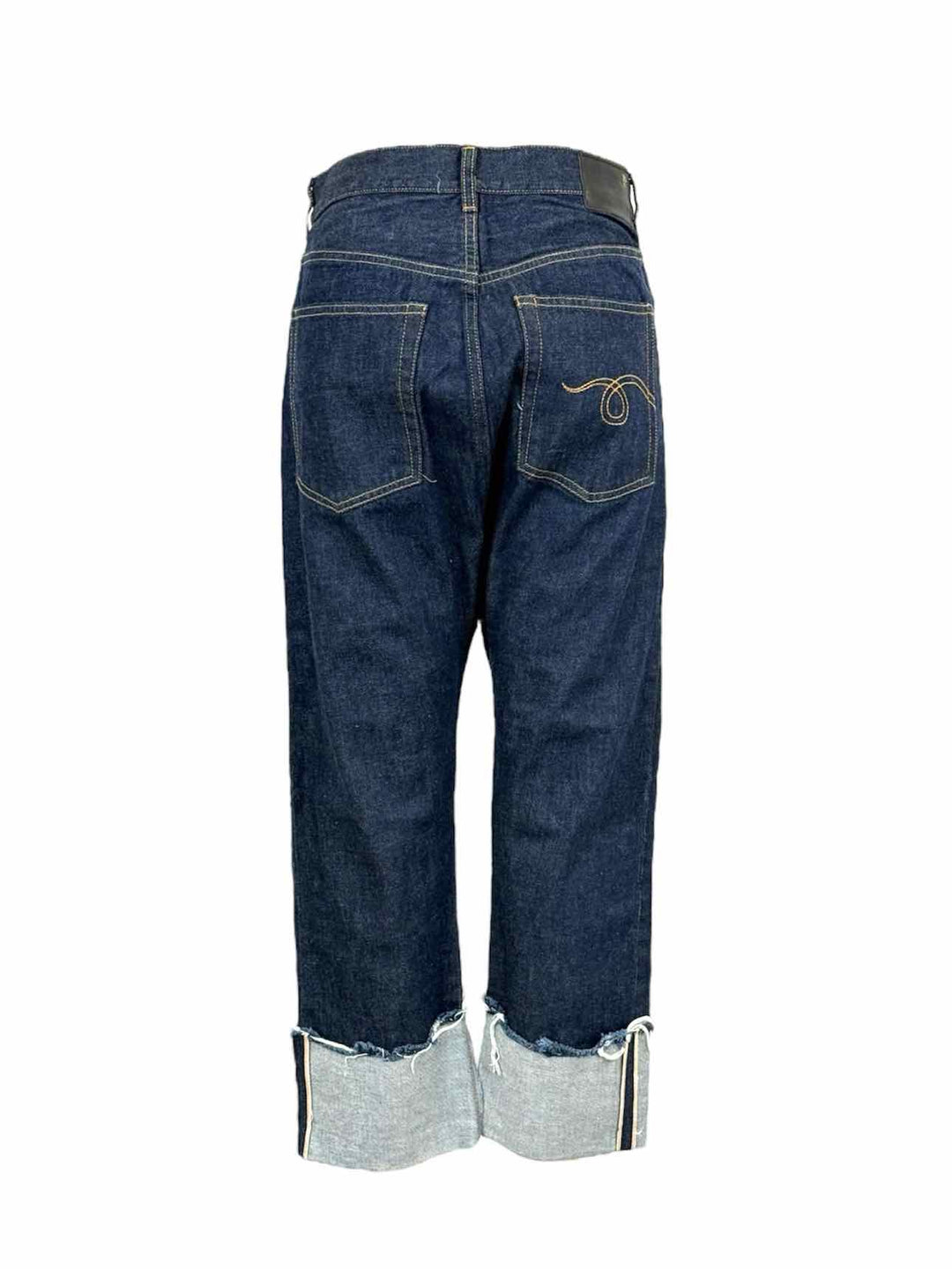 R13 Size 26 Tailored Drop Crotch Cuffed Jeans