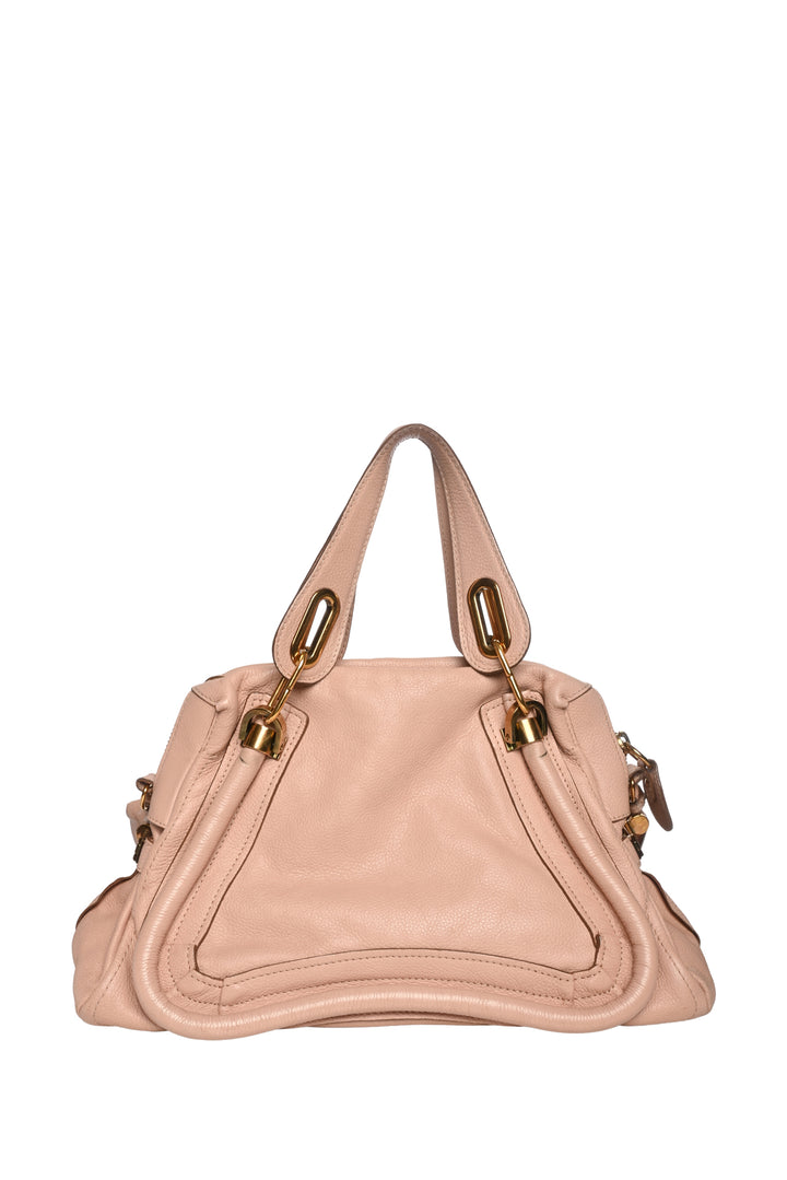 Chloe Leather Medium Paraty Shoulder Bag