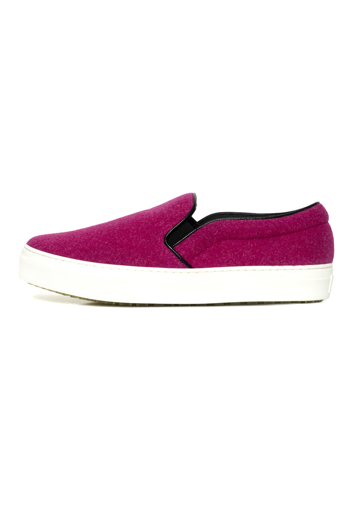 Celine Size 40 Wool Low Top Slip On Sneaker