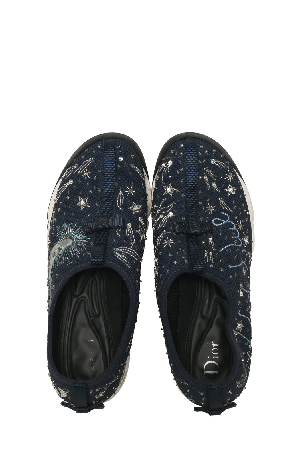 Dior Size 35 'I Feel Blue' Fusion Slip On Sneaker
