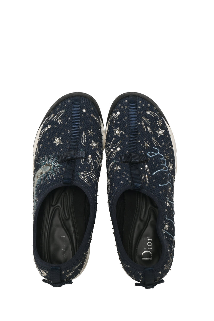 Dior Size 35 'I Feel Blue' Fusion Slip On Sneaker