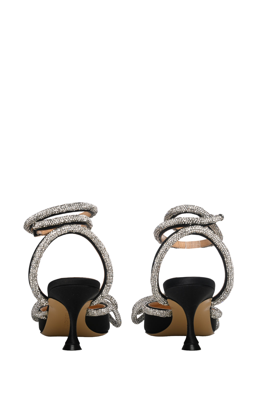 Mach & Mach Size 35 Double Bow 65 Embellished Satin Pumps