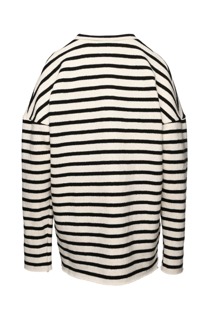 Raf Simons Size S Men's Wool Striped Sweater