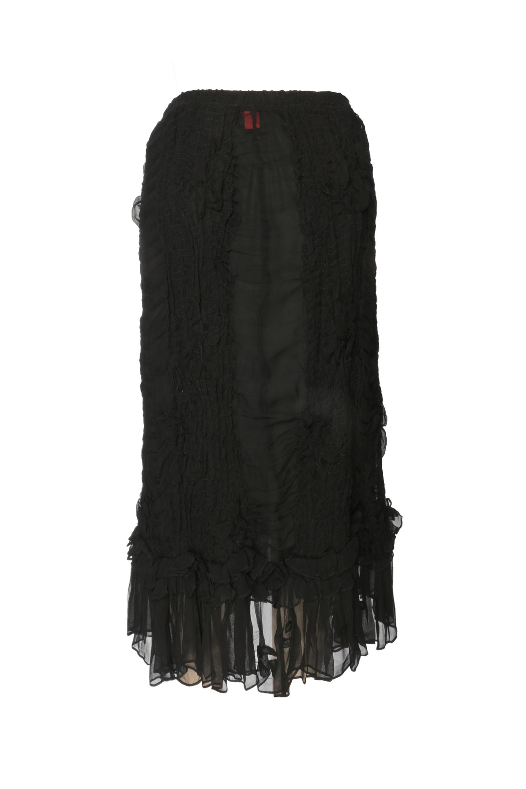 Heart Haat by Issey Miyake Size 2 Ruched Midi Skirt