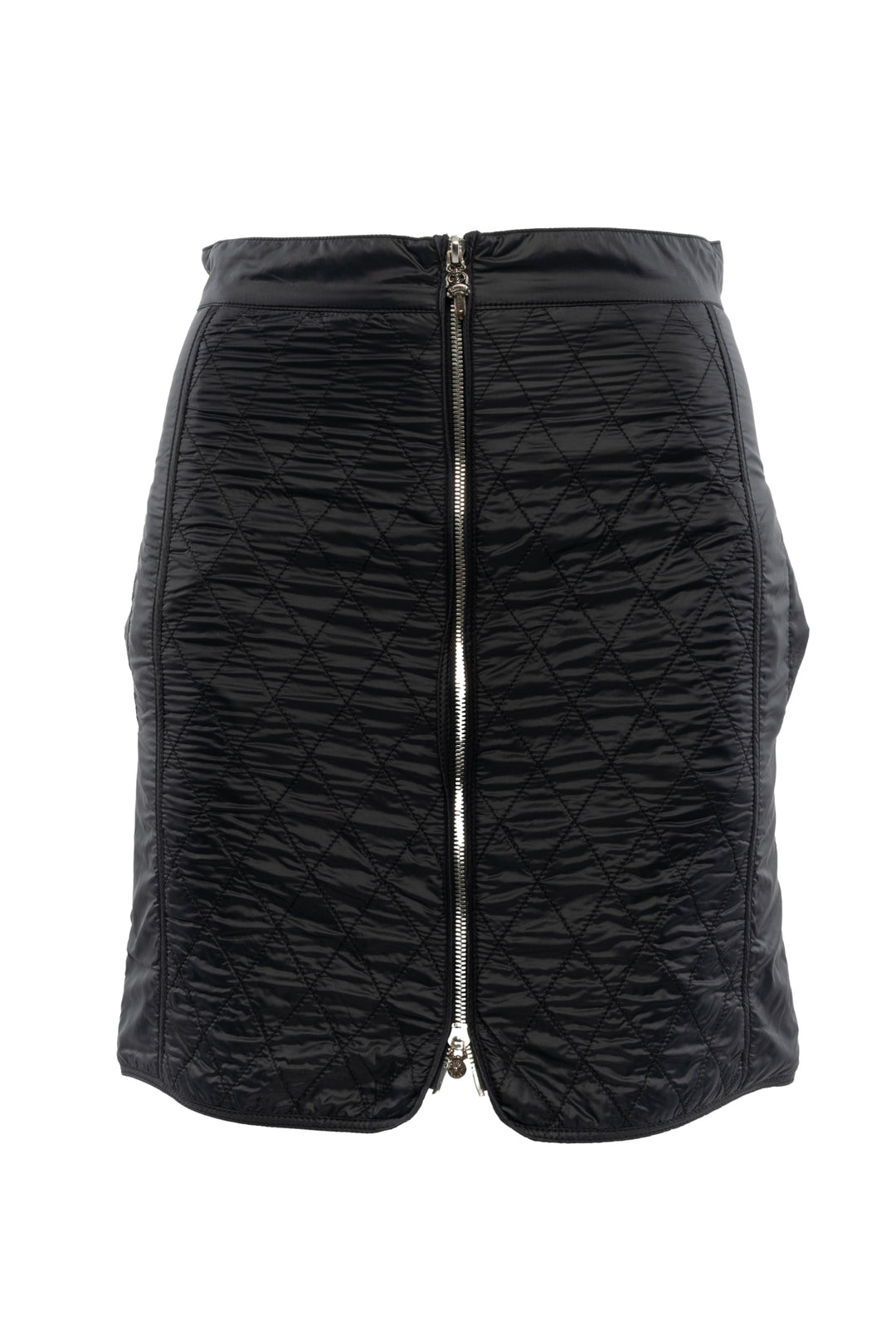 Chrome Hearts Size M Quilted Mini Skirt