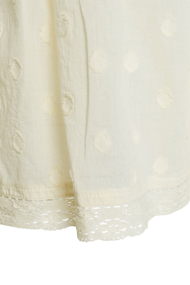 Ulla Johnson Size 6 Quinn Clipped Dot Cotton Tank Top