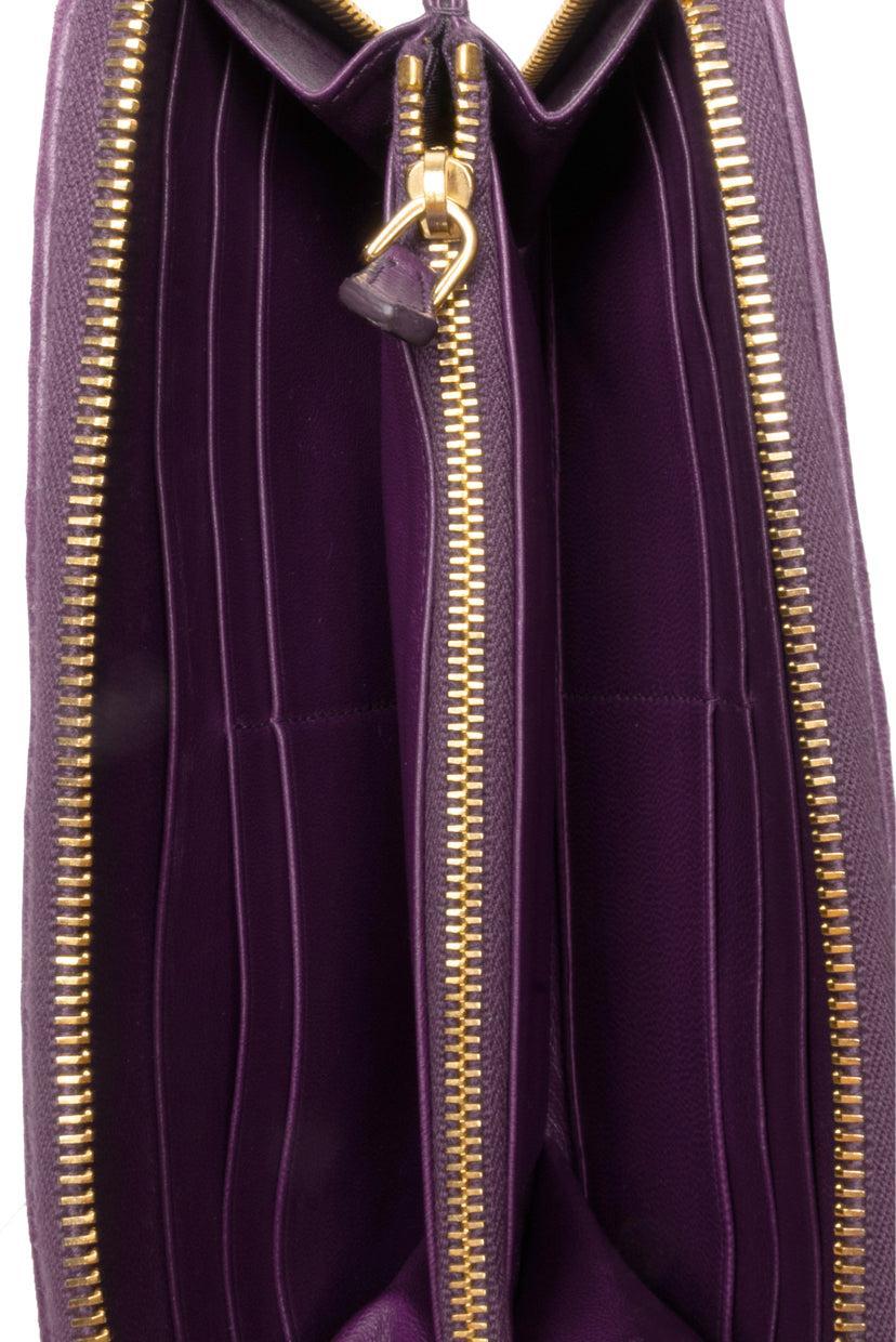 Prada Nappa Leather Continental Wallet