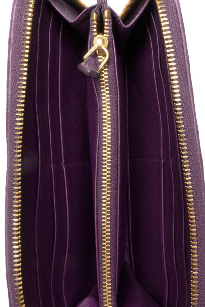 Prada Nappa Leather Continental Wallet