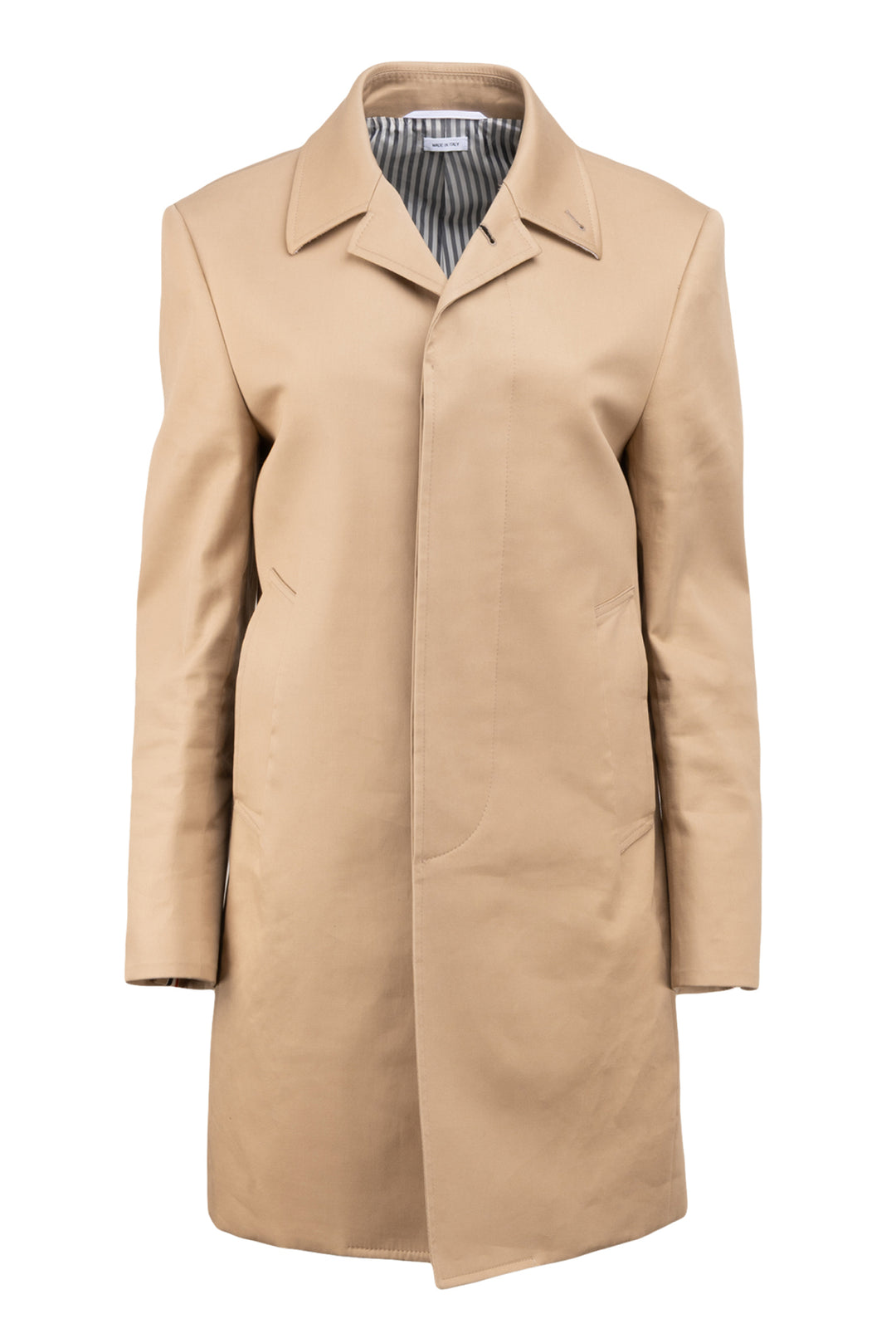 Thom Browne Size 46 Men's Mackinston Bal Collar Coat