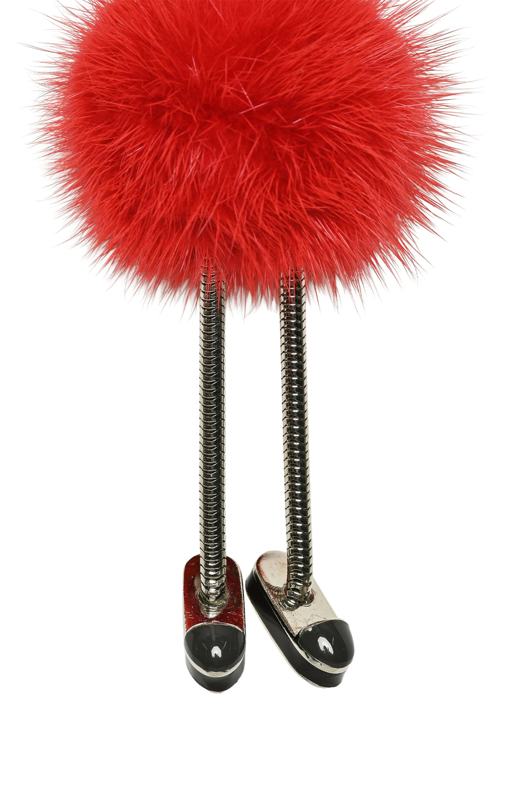 Fendi Mink Fur Pearl Chick Pom Pom Bag Charm