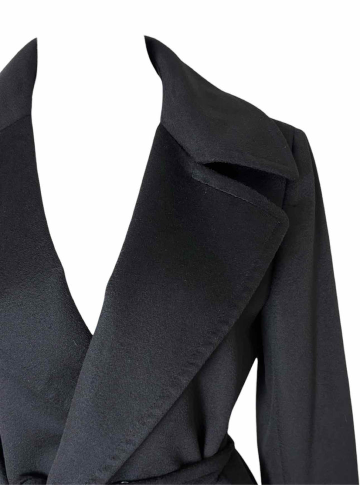 Mallia Size 4 Cashmere Full Length Belted Coat