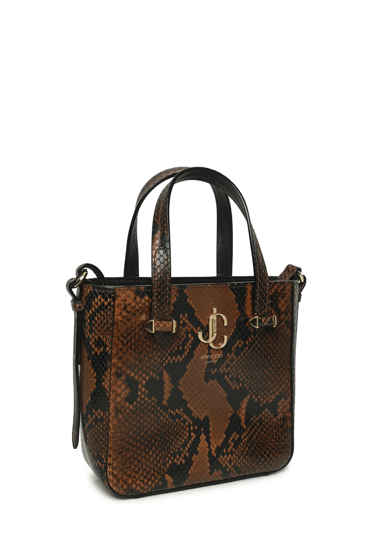 Jimmy Choo Mini Snakeskin Tote